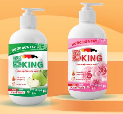 Nước rửa tay công nghệ sinh học BKing 500G