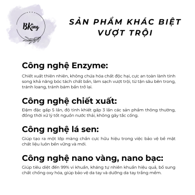 Cốc thả bồn cầu công nghệ sinh học BKing 180G